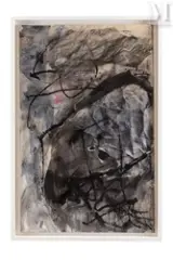 El nas negre by Antoni Clavé, 1977, Huile et collage sur toile, sold Jun 2021