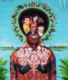 I have a dream by Monsengo Shula, 2018, Acrylique et paillettes sur toile, sold Jun 2021