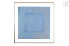 Composition by Louis Cane, 1974, Gouache sur papier, sold Jun 2021