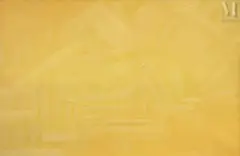 Composition 1970 by Serge Charchoune, Huile sur toile d'origine, sold Jun 2021