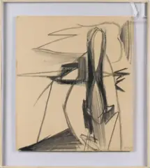 HH5898 by Hans Hartung, 1939, Crayon et pastel sur papier, sold Jun 2021