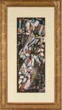 Composition by André Lanskoy, Gouache sur papier, sold Jun 2021