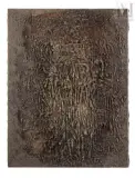 Composition by Franz Beer, 1963, Huile sur toile, sold Jun 2021