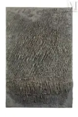 Composition by Franz Beer, 1963, Huile sur toile, sold Jun 2021