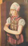 La jeune hollandaise by Moïse Kisling, Lithographie en couleur sur papier, sold May 2021