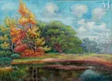 Le début de l’Automne by Jan Peszke, Huile sur toile, sold May 2021