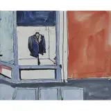 Le tailleur , New-york 1945 by Jean Hélion, Aquarelle et encre sur papier, collage, sold Oct 2016