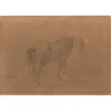 Ferdinand Victor Eugène DELACROIX by Eugène Delacroix, Crayon noir, sold Jun 2016