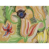 Projet de tissus by Sonia Delaunay, gouache sur papier, sold Jun 2016
