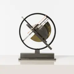 Construction by Félix Del Marle, Acier, cuivre et laiton, sold Jun 2016