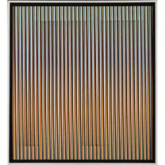 Physichromie 1382 by Carlos Cruz-Diez, 2003, Acrylique et éléments en plastique sur bois, sold Jun 2016
