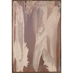 Signe ocre rose by Olivier Debré, 1970, Huile sur toile, sold Jun 2016