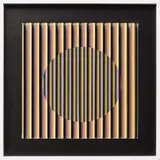 Physichromie 1379 by Carlos Cruz-Diez, 2003, Acrylique et éléments en plastique sur bois, sold Jun 2016