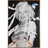 Il sorriso di Marylin by Rotella, 2003, Collage sur toile, sold Jun 2016