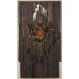 L'aigle by Vic Gentils, 1964, Bois, métal et touches de piano sous plexiglas, sold Jun 2016