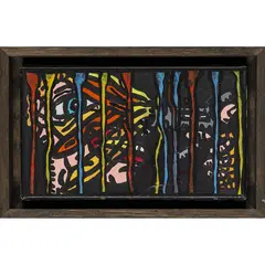 Le suicide de printemps by Robert Combas, 1990, Acrylique sur toile, sold Jun 2016