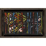 Le suicide de printemps by Robert Combas, 1990, Acrylique sur toile, sold Jun 2016