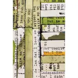 Lexicon people by Ann Gollifer, 2008, Sérigraphie et acrylique sur toile, sold Jun 2016