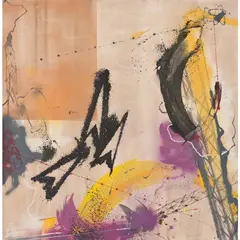 Attack Squadron 3 by Futura 2000, 1990, Peinture aérosol et acrylique sur toile, sold May 2016