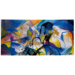The Black Picasso by Jay One, Peinture aérosol sur toile, sold May 2016