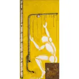 Le tuyau by Jérôme Mesnager, 1988, Technique mixte sur toile, sold May 2016