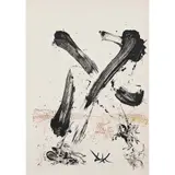 Tilting at the windmills - 1956-1957 by Salvador Dalí, Lithographie en couleurs, signée dans la, sold May 2016