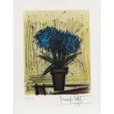 L'hortensia - 1966 by Bernard Buffet, Lithographie en couleurs, signée et justifiée "EA II/X ", sold May 2016