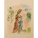 Ulysse se fait reconnaitre - 1975 by Marc Chagall, Lithographie en couleurs sur Vélin, sold May 2016