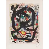 County Museum of Los Angeles-1969 by Joan Miro, Lithographie en couleurs, épreuve d'artiste signée (édition numérotée à 100), sold May 2016