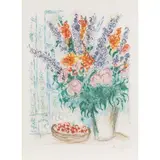 Le grand bouquet - 1963 by Marc Chagall, Lithographie en couleurs, signée et numérotée 21/50, sold May 2016