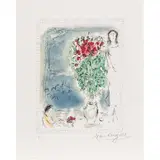 Saint Paul de la fenêtre - 1978 by Marc Chagall, Lithographie en couleurs, signée et numérotée 10/50, sold May 2016
