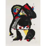 El Golafre -1979 by Joan Miró, Lithographie en couleurs, signée et jsutifiée "HC X/XXV" (75 épreuves numérotées), sold May 2016
