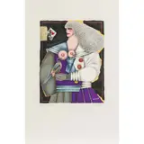 Dame de coeur - circa 1970 by Richard Lindner, Lithographie en couleurs, signée et numérotée 45/75, sold May 2016
