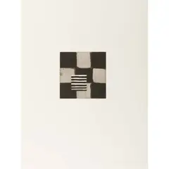 Alone - 1993 by Sean Scully, Aquatinte en différents gris et noir, épreuve signée "datée 93" et numérotée 13/33, sold May 2016