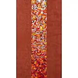 Lecture verticale by Constantin Xenakis, 2004, Technique mixte sur toile, sold May 2016