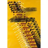 Diagonale noire by Constantin Xenakis, 1992, Acrylique sur toile, sold May 2016