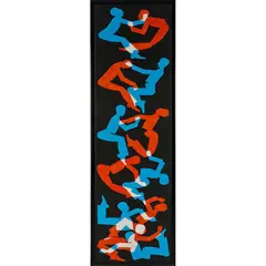 Codhommes by Constantin Xenakis, 1975, Acrylique sur toile, sold May 2016