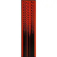 En Cours 555 by Constantin Xenakis, 1982, Acrylique sur toile, sold May 2016