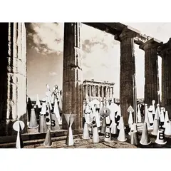 Jeux en Grèce by Constantin Xenakis, 1971, Sérigraphie, sold May 2016