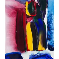 Phenomena France State by Paul Jenkins, Huile sur toile, sold Dec 2015