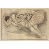 Danseuse endormie au divan 1925/26 by Henri Matisse, Lithographie en noir signée et numérotée 76/130, sold Dec 2015