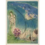 Place de la Concorde by Marc Chagall, 1952, Lithographie en couleurs, signée et numérotée 4/75, sold Dec 2015