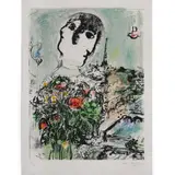 Le fleuve by Marc Chagall, 1969, Lithographie en couleurs, signée et numérotée 5/50, sold Dec 2015