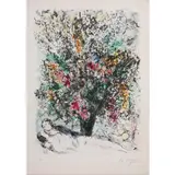 Multifolore by Marc Chagall, 1974, Lithographie en couleurs, signée et numérotée 19/50, sold Dec 2015