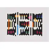 Composition cinétique - circa 1980 by Yaacov Agam, Sérigraphie en couleurs, signée et numérotée 5/200, sold Dec 2015