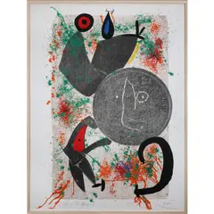 Le Croc à Phynances II by Joan Miró, 1971, Lithographie en couleurs, signée et dédicacée, sold Dec 2015