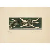 Thalassa I by Georges Braque, 1959, Eau-forte et aquatinte en couleurs, signée et numérotée 35/60, sold Dec 2015
