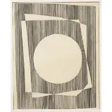 Weisser Kreis by Josef Albers, 1933, Bois gravé en noir, signé, daté "33" et titré, sold Dec 2015