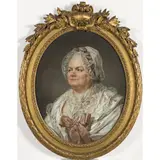 Portrait de la mère de l'artiste by Joseph Ducreux, Pastel sur plusieurs feuilles assemblées, sold Dec 2015