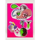 Nana Power VI by Niki de Saint-Phalle, 1970, Sérigraphie en couleurs, signée et numérotée 19/115, sold Dec 2015